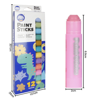 Griežamais krāsu zīmuļu komplekts Abbypaint AP-309, Maca Color sērija, plakanais gals, grafītiem