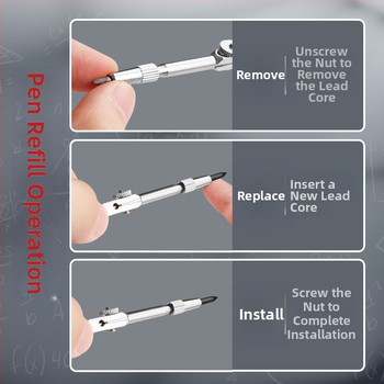 Deli kružidlo pre študentov – kovová dvojdielna sada s náhradnými čepeľami, modely 8600–8605