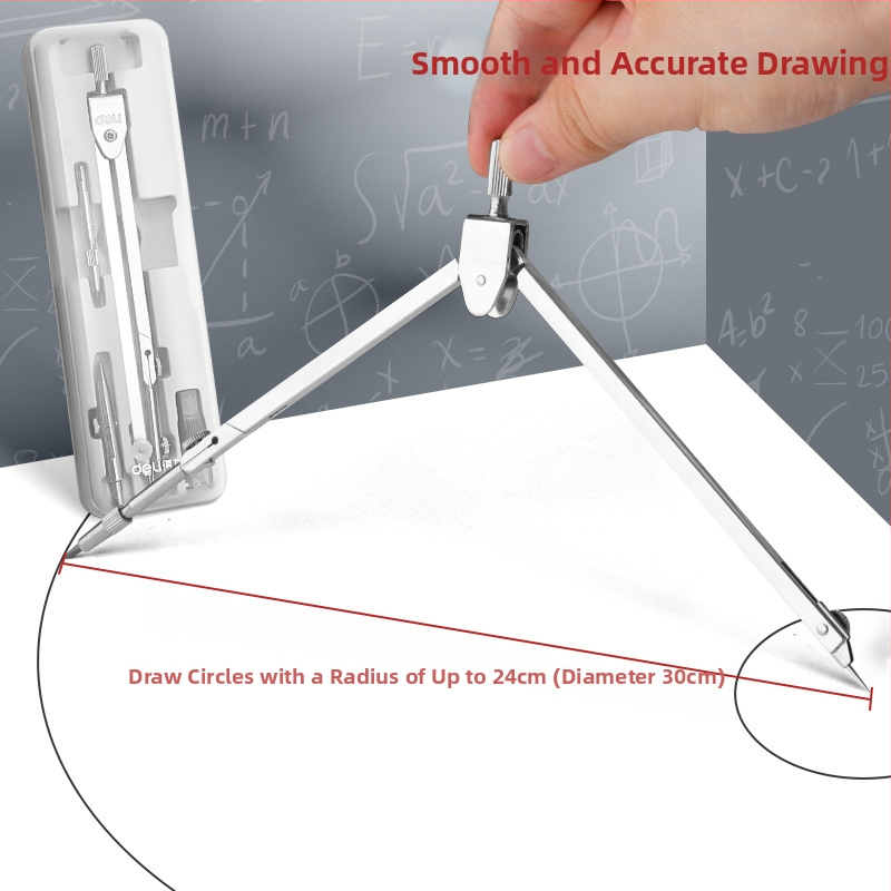 Deli kružidlo pre študentov – kovová dvojdielna sada s náhradnými čepeľami, modely 8600–8605