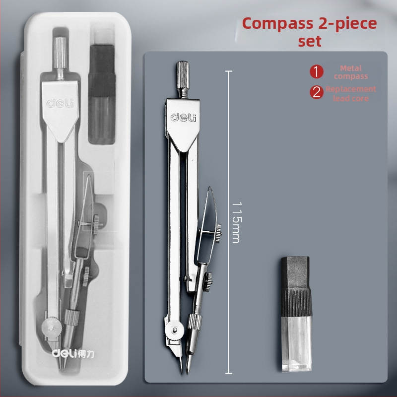 Deli kružidlo pre študentov – kovová dvojdielna sada s náhradnými čepeľami, modely 8600–8605