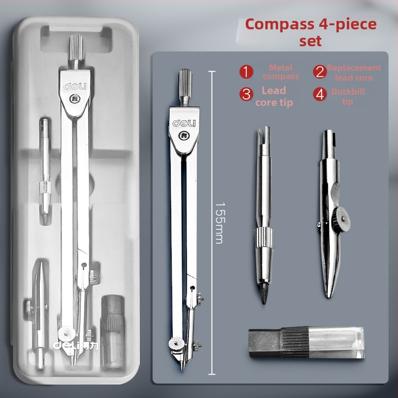 Deli kružidlo pre študentov – kovová dvojdielna sada s náhradnými čepeľami, modely 8600–8605