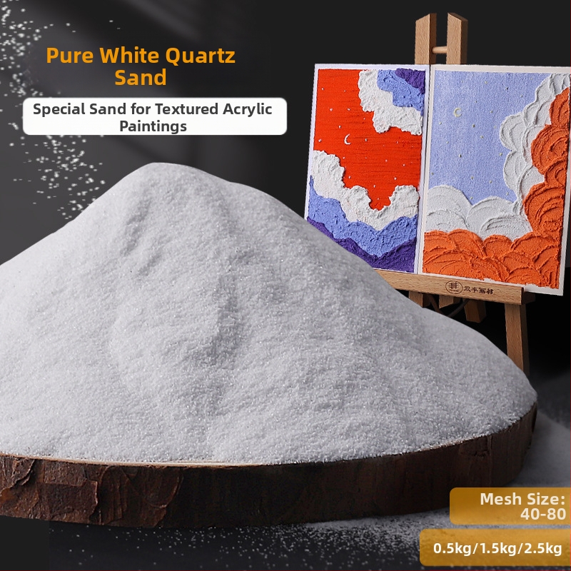 Akrilová textúrna maľovacia hmota s kvarcovým pieskom – trojrozmerná textúra, ručne vyrobené, značka Yan Cai Shangpin