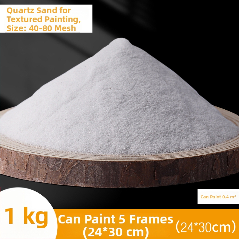 Akrilová textúrna maľovacia hmota s kvarcovým pieskom – trojrozmerná textúra, ručne vyrobené, značka Yan Cai Shangpin