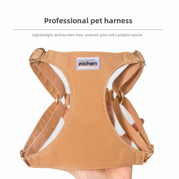 Postroj pre psa na prechádzky — hrudný a chrbtový remienok, nepoddajný ťahový pás, značka Support