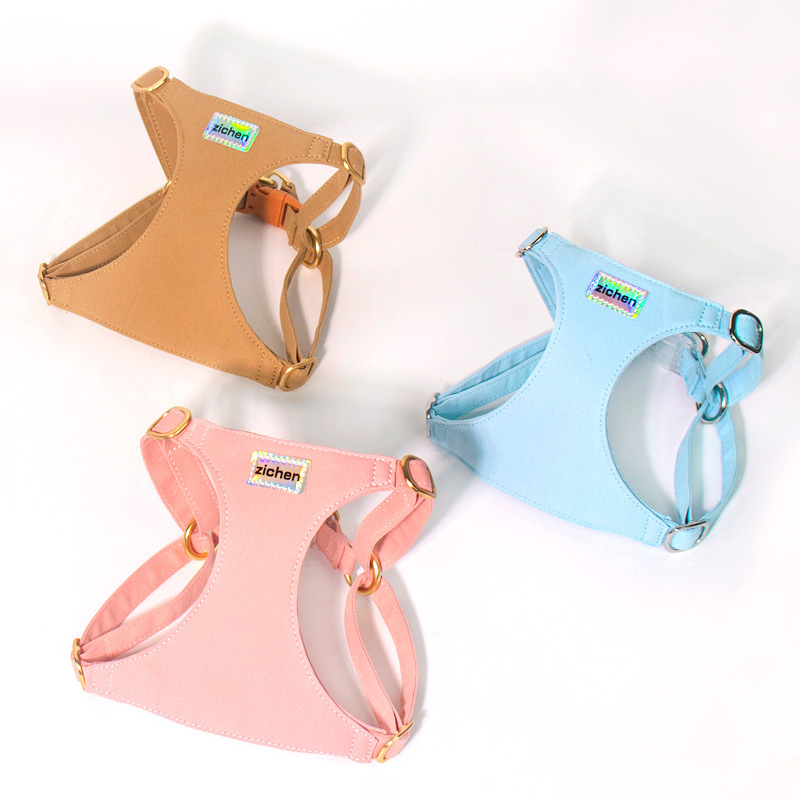 Postroj pre psa na prechádzky — hrudný a chrbtový remienok, nepoddajný ťahový pás, značka Support