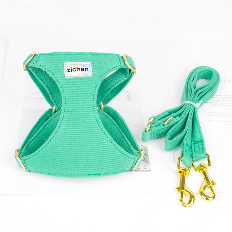 Postroj pre psa na prechádzky — hrudný a chrbtový remienok, nepoddajný ťahový pás, značka Support