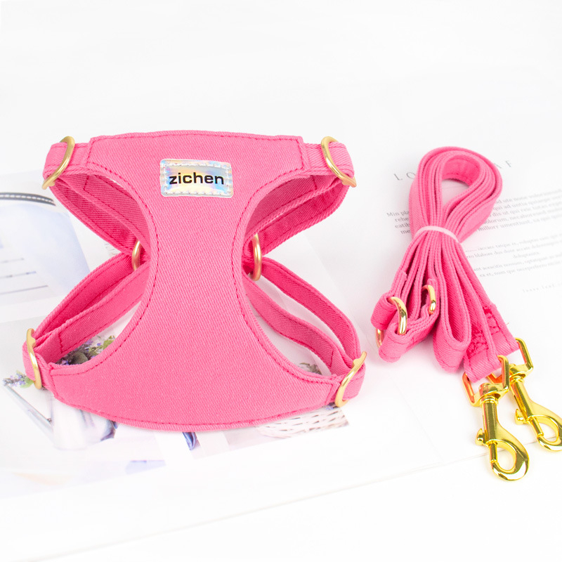 Postroj pre psa na prechádzky — hrudný a chrbtový remienok, nepoddajný ťahový pás, značka Support