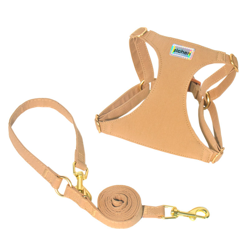 Postroj pre psa na prechádzky — hrudný a chrbtový remienok, nepoddajný ťahový pás, značka Support