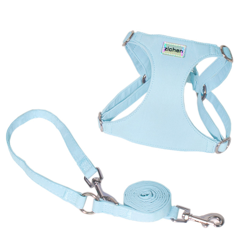 Postroj pre psa na prechádzky — hrudný a chrbtový remienok, nepoddajný ťahový pás, značka Support