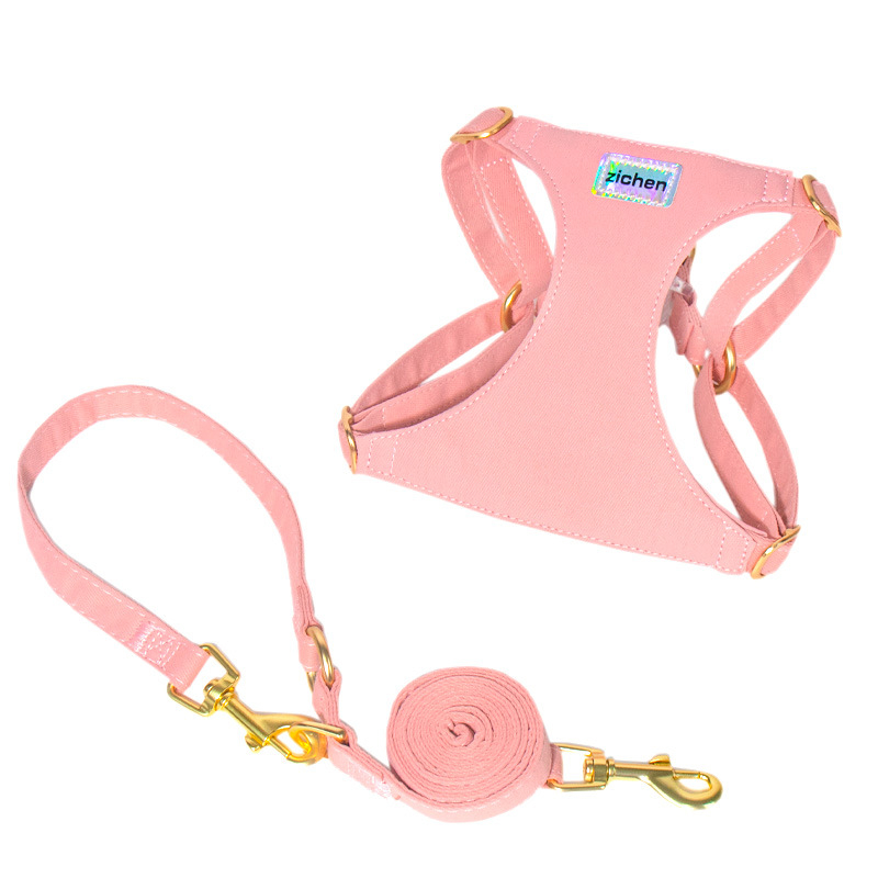 Postroj pre psa na prechádzky — hrudný a chrbtový remienok, nepoddajný ťahový pás, značka Support