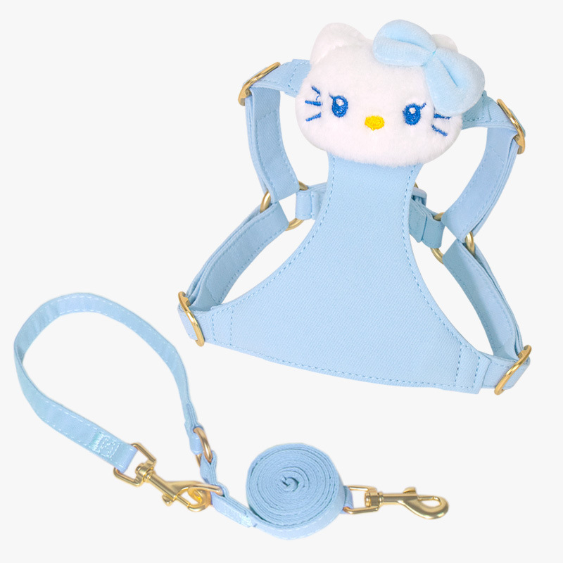 Postroj pre psa na prechádzky — hrudný a chrbtový remienok, nepoddajný ťahový pás, značka Support