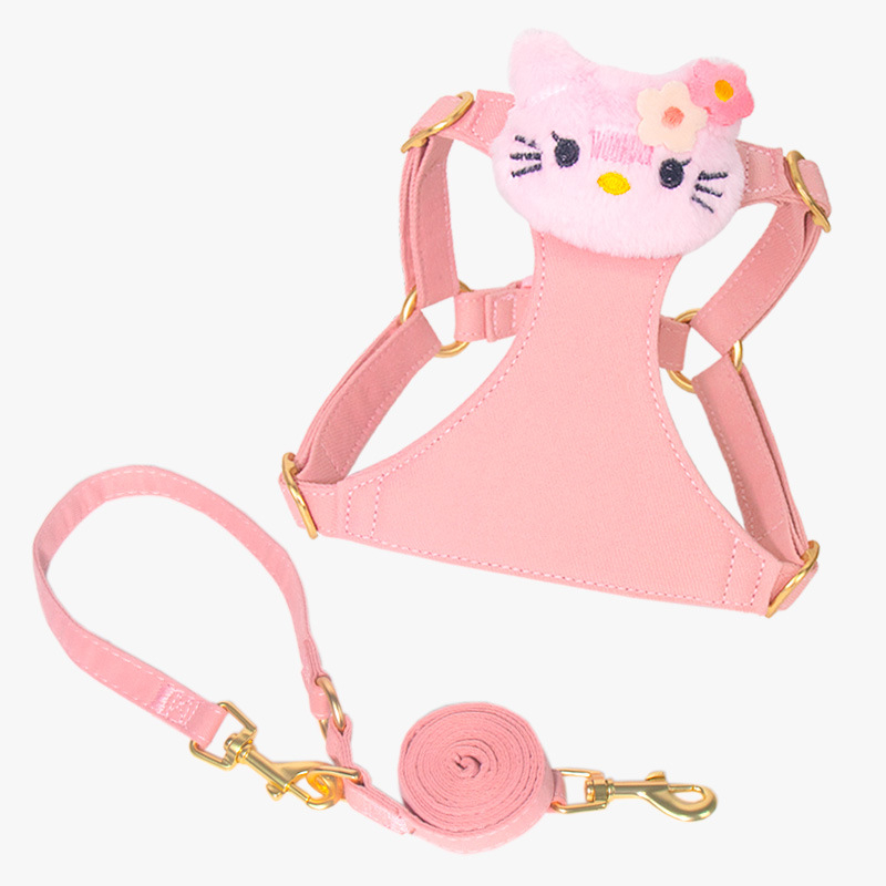 Postroj pre psa na prechádzky — hrudný a chrbtový remienok, nepoddajný ťahový pás, značka Support