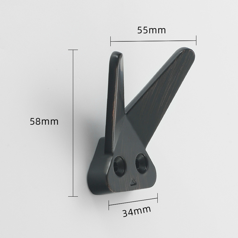 Vešiak na kabáty do šatníka - zinková zliatina, model 32 mm, maľovaná povrchová úprava, Joe Posen