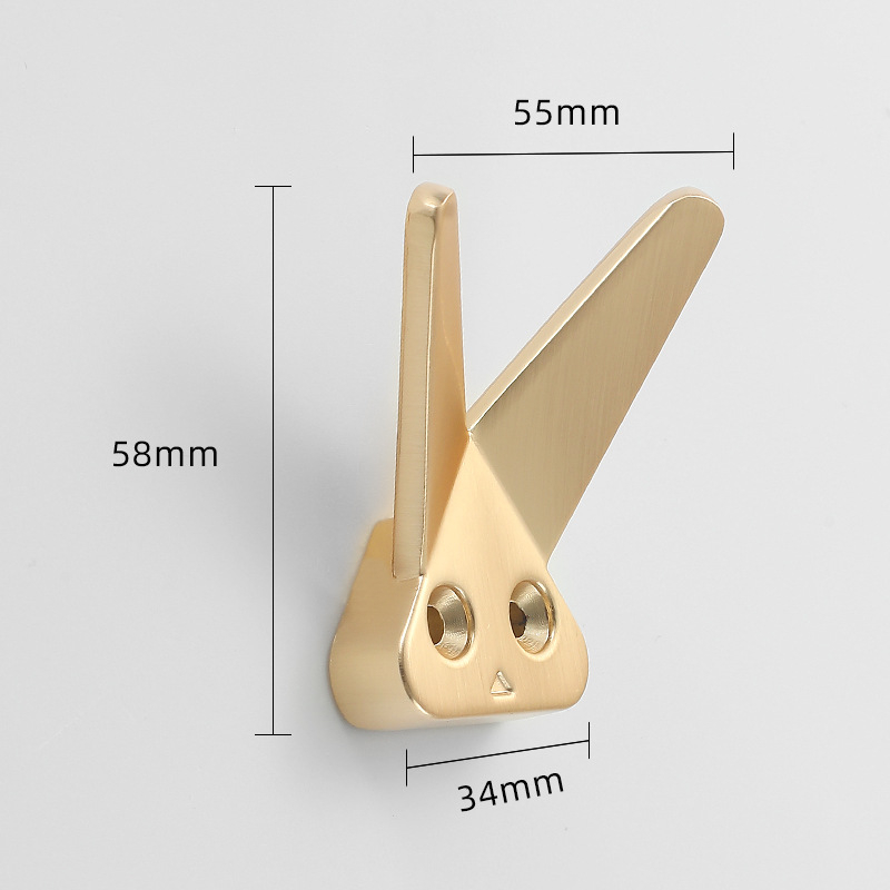 Vešiak na kabáty do šatníka - zinková zliatina, model 32 mm, maľovaná povrchová úprava, Joe Posen