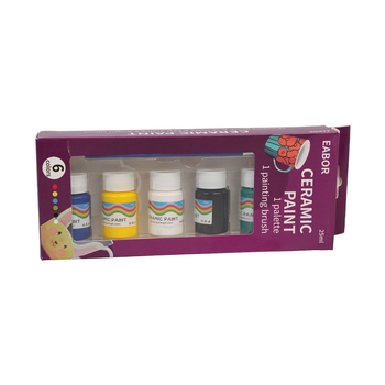 Yibo keramisko pigmentu komplekts tekstilam – bez cepšanas, roku gleznošana DIY dāvana