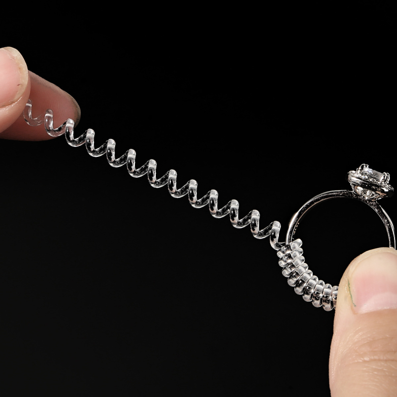 Caurspīdīgs atsperes gredzens regulētājs, neredzams stiprinājums telefona spolei – modes aksesuārs (Tips: Citi aksesuāri; Materiāls: Cits; Stils: Modes pilsētas stils; Reģistrēšanas sezona: Rudens 2023; Zīmols: Fun weaving)