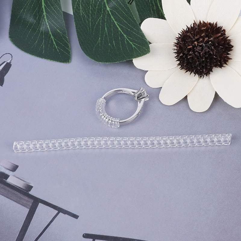 Caurspīdīgs atsperes gredzens regulētājs, neredzams stiprinājums telefona spolei – modes aksesuārs (Tips: Citi aksesuāri; Materiāls: Cits; Stils: Modes pilsētas stils; Reģistrēšanas sezona: Rudens 2023; Zīmols: Fun weaving)