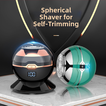 Elektrinis skustuvas su pasukama galva, 1 peilis, LED ekranas, baterijos veikimo laikas daugiau nei 60 minučių, įkraunamas/dvigubo maitinimo šaltiniai, nerūdijančio plieno peiliai