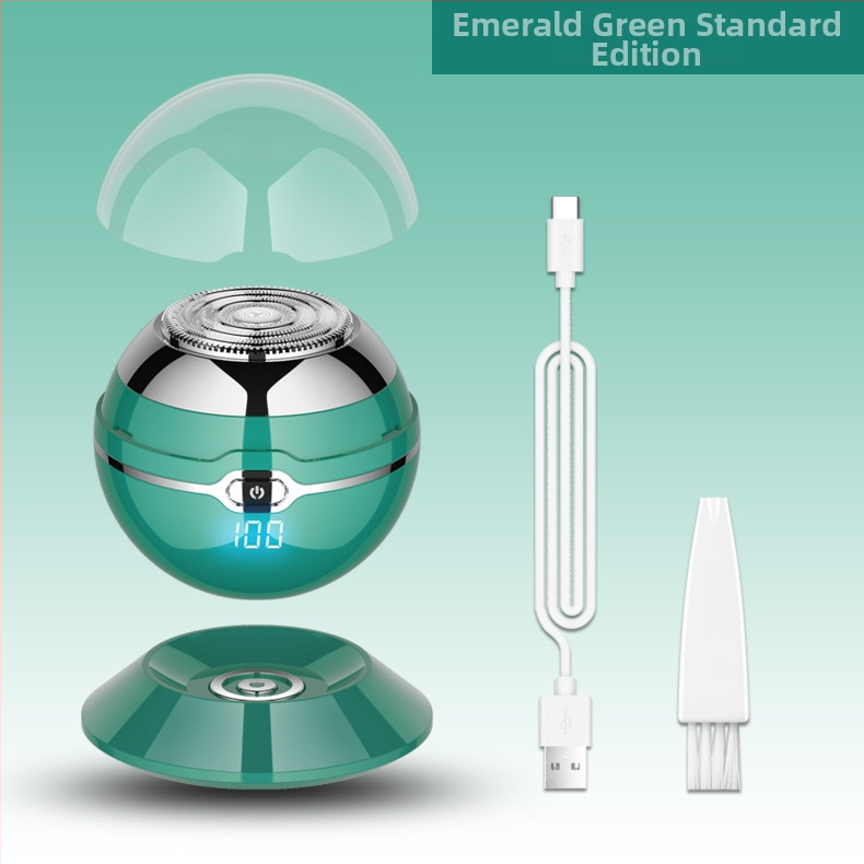 Elektrinis skustuvas su pasukama galva, 1 peilis, LED ekranas, baterijos veikimo laikas daugiau nei 60 minučių, įkraunamas/dvigubo maitinimo šaltiniai, nerūdijančio plieno peiliai