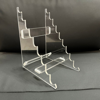 On the Dragon skaidrs akrila pildspalvu displeja statīvs ar ērtu salikšanas konstrukciju – birojam un studijām