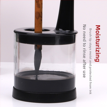 Daudzfunkcionālais otu turētājs bez mazgāšanas ar mitruma staciju, tintes konteineru un žāvēšanas klipu