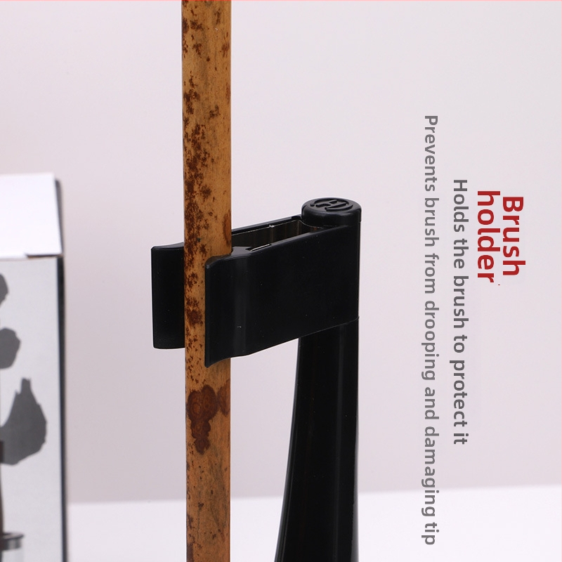 Daudzfunkcionālais otu turētājs bez mazgāšanas ar mitruma staciju, tintes konteineru un žāvēšanas klipu