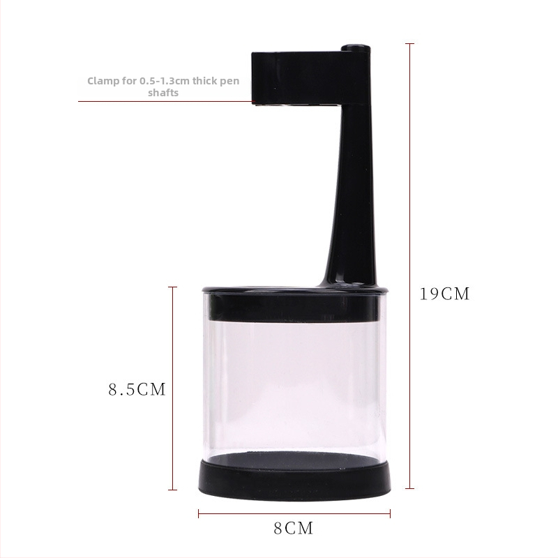 Daudzfunkcionālais otu turētājs bez mazgāšanas ar mitruma staciju, tintes konteineru un žāvēšanas klipu