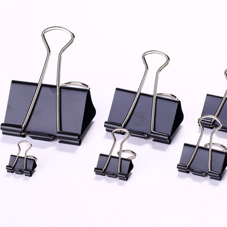 Metāla biroja klips, Lidemei Long Tail Clip, dokumentu turētājs