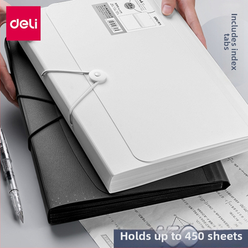 Deli 5236 PP akordeoninis bylų organizatorius su 13 skyrių, biuro dokumentų dėžutė