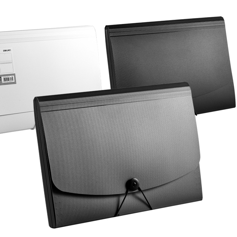 Deli 5236 PP akordeoninis bylų organizatorius su 13 skyrių, biuro dokumentų dėžutė