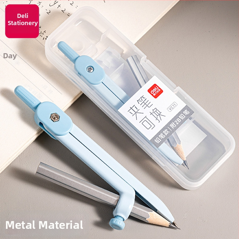 Deli VC11 Metallist kompass joonistamiseks, pakk 1/12/192