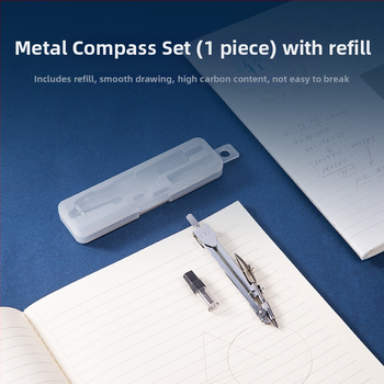 Deli 8601 Metallkompasside komplekt joonistamiseks