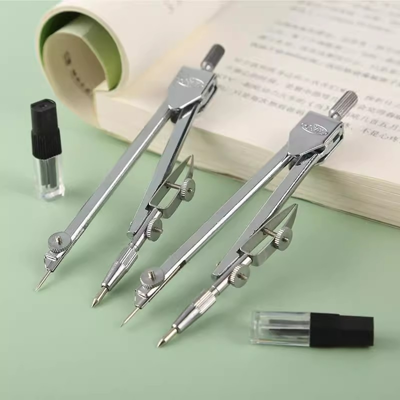 Metalni kompas za crtanje – set metalnog tijela, 48 komada u kutiji