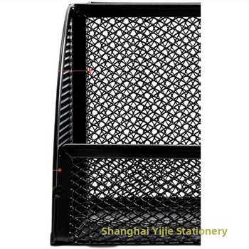 Deli 8903 Kvadrātmetāla pildspalvu turētājs, daudzfunkcionāls galda organizētājs