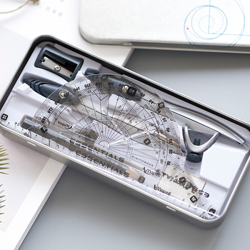 Ma Peide metalni set za crtanje s kompasima, 10 dijelova, model 194109CH, pakirano u kutiju