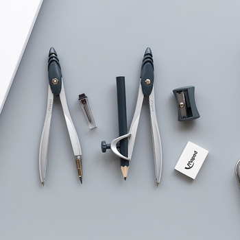 Ma Peide metalni set za crtanje s kompasima, 10 dijelova, model 194109CH, pakirano u kutiju