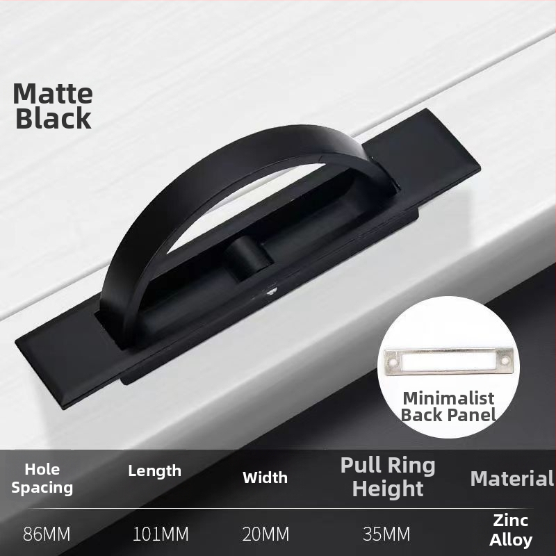 Tatami lovos rankena – cinko lydinys, elektroplakavimas, modelis 505, modernus minimalistinis stilius