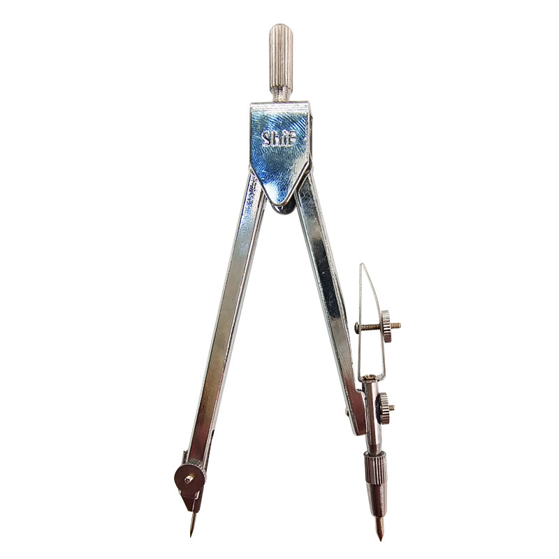 Kovinski kompasni set za učenike – geometrijsko crtanje i inženjerska praksa, uključuje kompas i grafitne olovke, model XF3010, 24 komada u kutiji