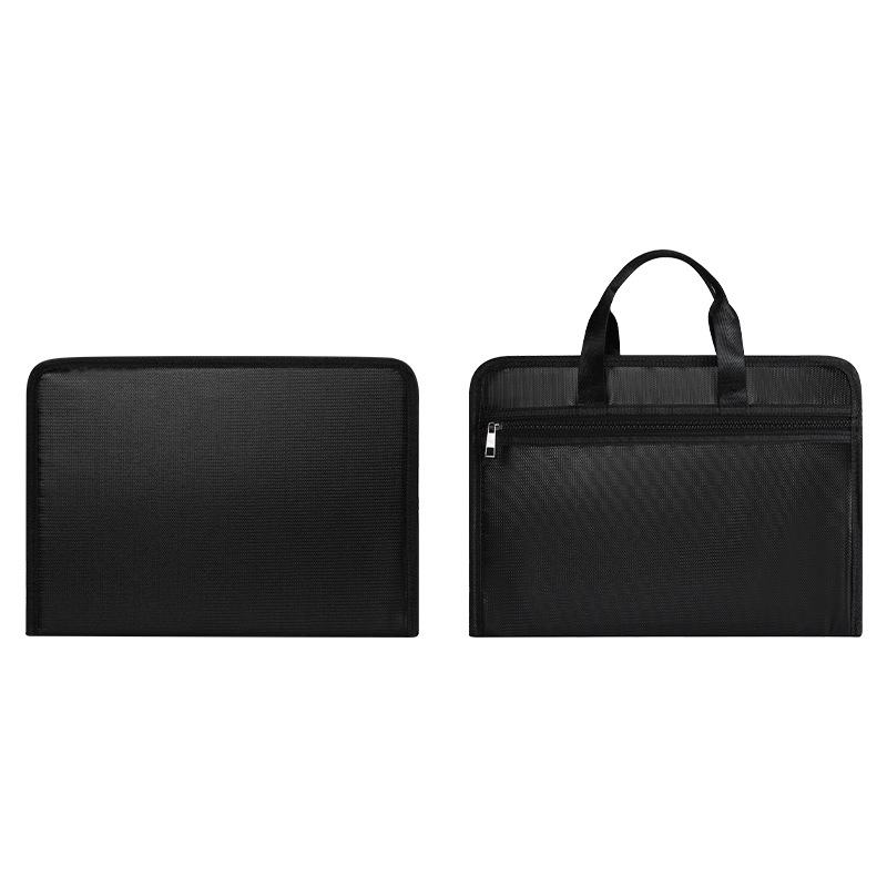 Ugniai atsparios dokumentų bylos su 12 kišenių, iš stiklo pluošto audinio, 0,5 mm storio