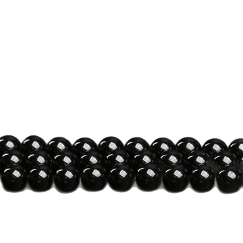 Brīvās obsidiāna pērlītes, pulētas, Mingdu Crystal, astoņu acu raksts, izcelsme Ķīna