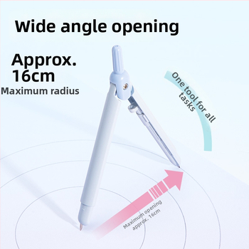 Deli VC28 metallist joonistuskompass geomeetria jaoks