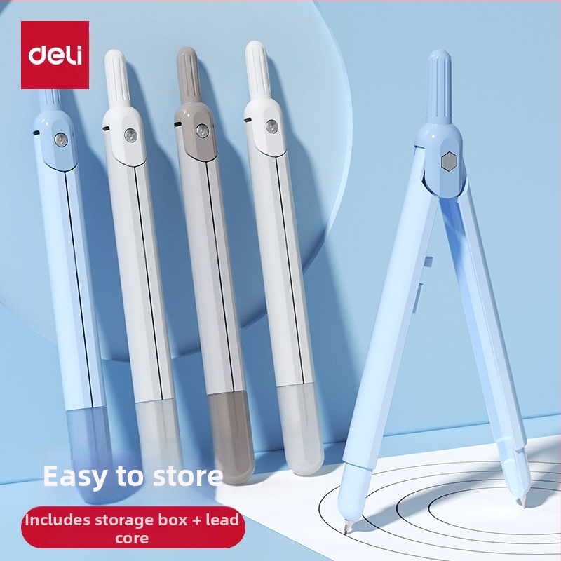 Deli VC28 metallist joonistuskompass geomeetria jaoks