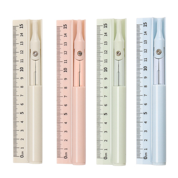 Tri u jednom: šestar i pravilo – plastični alat za crtanje, model Jy-8954-2, brend Little Fish