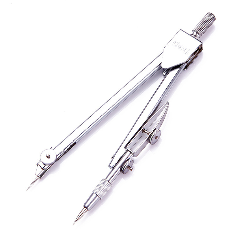 Deli 8601 metalni kompas za ured, učenje, crtanje i inženjering – set od jednog komada