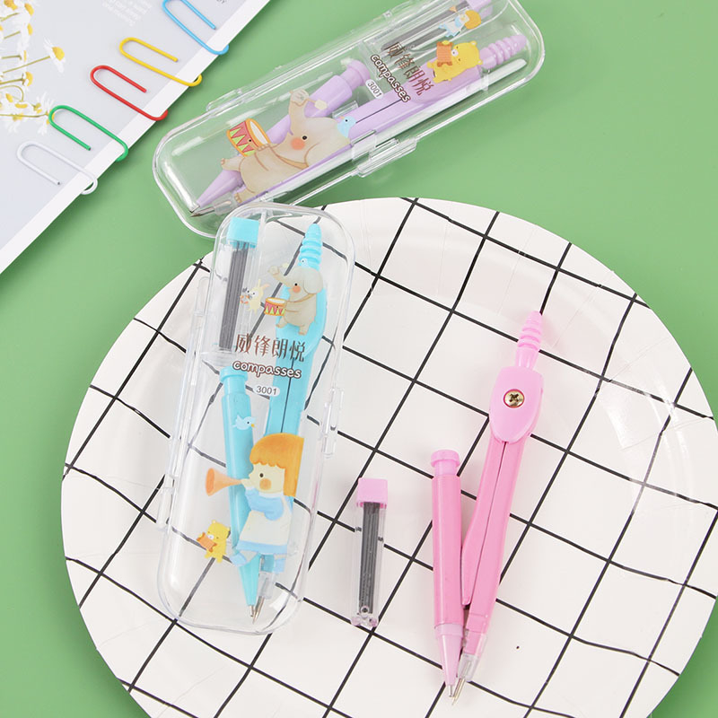 Kružilo set s metalnim kružnim priborom i automatskom olovkom, model 3001, 576 komada, Helps