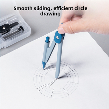 Deli VC1 plastikinis standartinis automatinis pieštukas su piešimo cirkuliu, 700 vnt