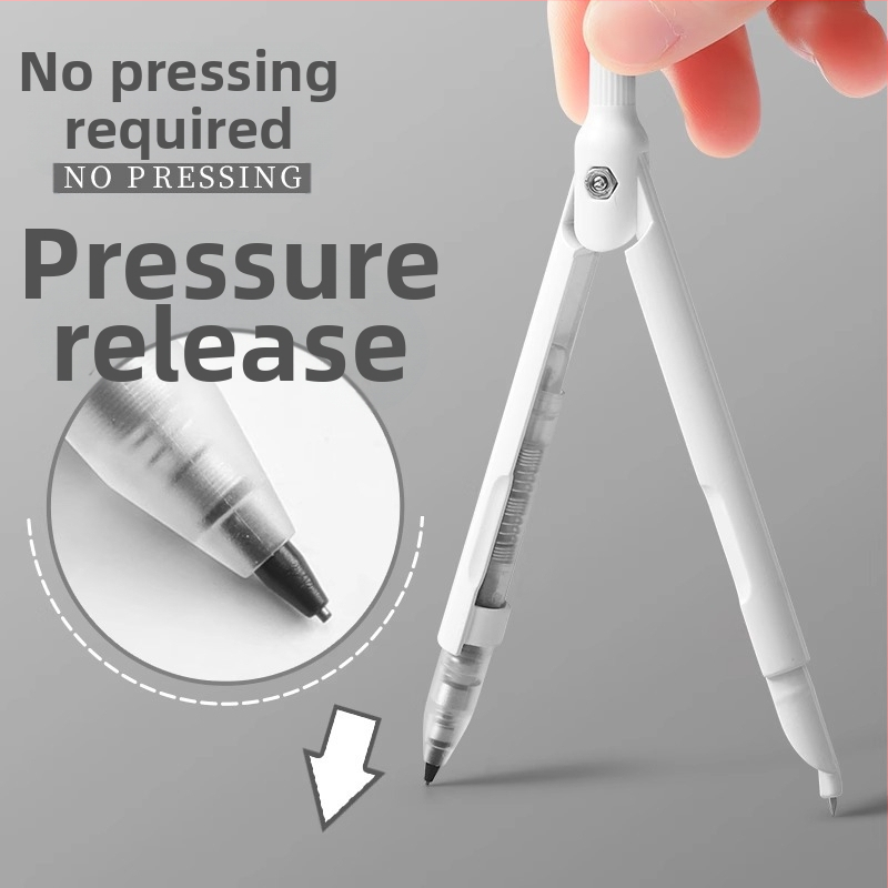 Morning Light automatinis grafito tiekimo kompasas iš plastiko, su gaubtu, modelis ACS908C0