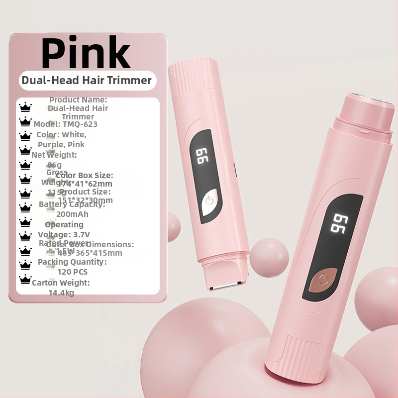 TMQ-623 Elektrinis skutimosi peiliukas ir plaukų šalinimo priemonė su deimantinę ašmenį, USB įkrovimas, drėgnas ir sausas naudojimas, visam kūnui