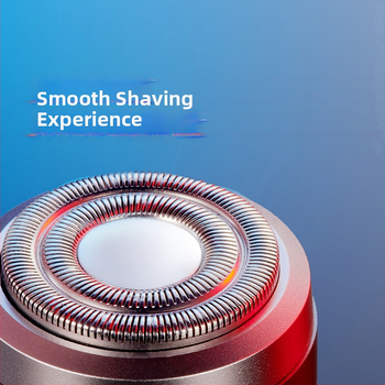 KS-Mini8 elektrinis skustuvas, pasukama galvutė, atsparus vandeniui, 2 valandų baterijos veikimas, kompaktiškas kelioninis skustuvas