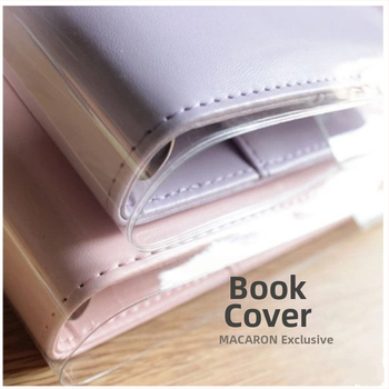 Feifan priehľadný ochranný obal na knihu z PVC, s 6 dierkami pre voľné listy